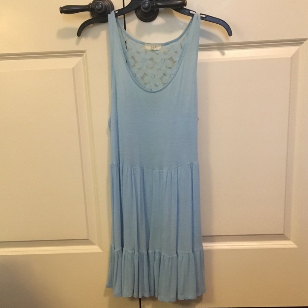 Light blue babydoll dress